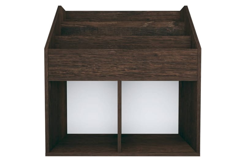 Tidningsställ för barn rökig ek 71x30x78,5 cm spånskiva - Brun - Barn & bebis - Förvaring barnrum - Hylla barnrum - Bokhylla barn
