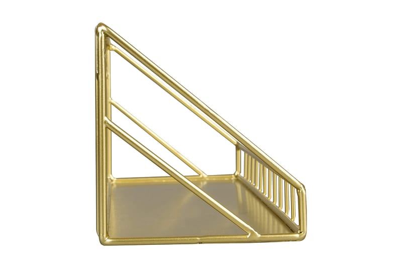 KATJA Hylla 30x11x11 cm Guld - Guld - Förvaring - Hyllor - Vägghylla