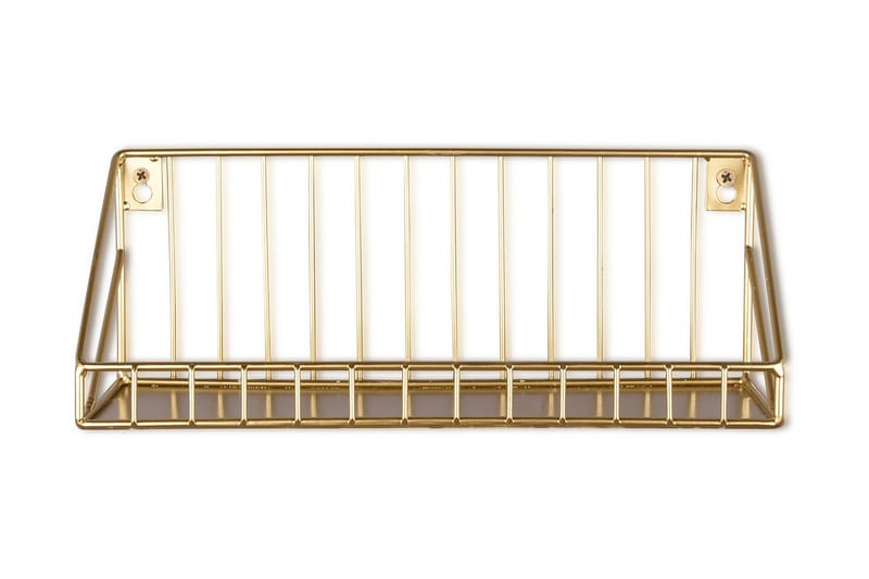 KATJA Hylla 30x11x11 cm Guld - Guld - Förvaring - Hyllor - Vägghylla