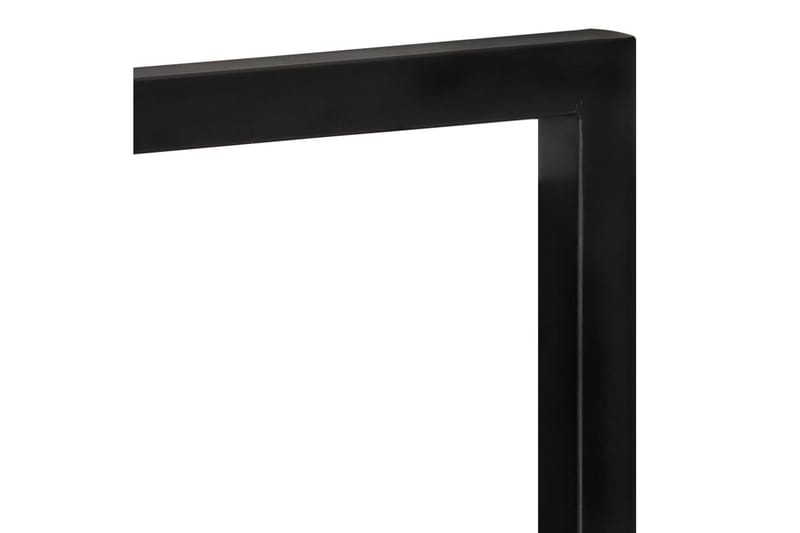 Vägghyllor 2 st 25x25x35 cm massivt akaciaträ och stål - Brun - Förvaring - Köksförvaring - Kökshylla