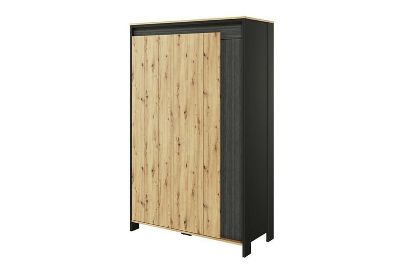 Rathmore Barnskåp 123x196 cm Svart - Barn & bebis - Förvaring barnrum