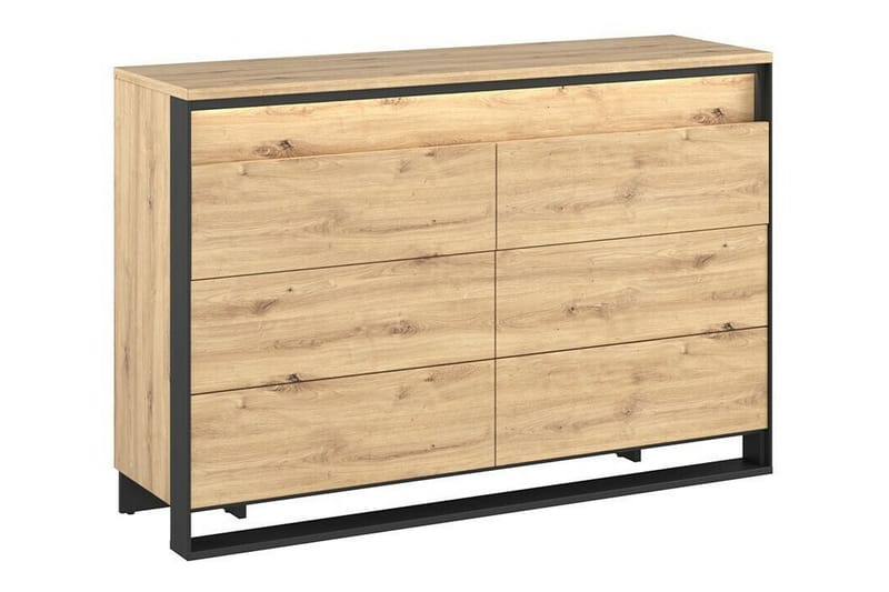 Rathmore Barnskåp 130x91 cm Svart - Barn & bebis - Förvaring barnrum