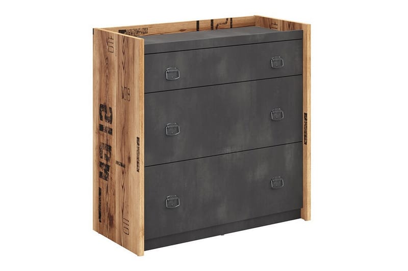Rathmore Barnskåp 90x90 cm Grå - Barn & bebis - Förvaring barnrum