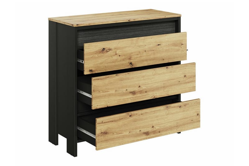 Rathmore Barnskåp 92x89 cm Svart - Barn & bebis - Förvaring barnrum