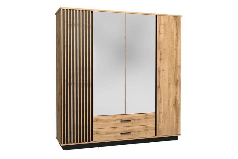 Strathy Barnskåp 197x205 cm Svart - Barn & bebis - Förvaring barnrum