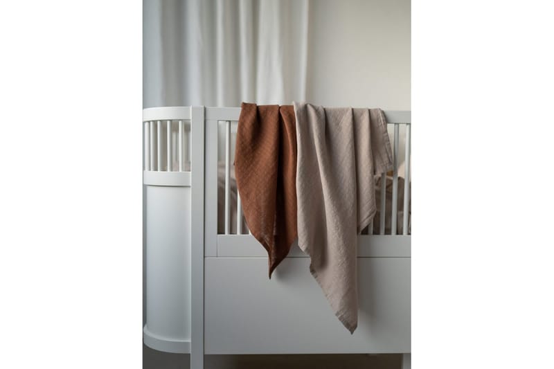 Muslinwrap 2-Pack - Sand/Tobacco (70 x 70 cm) - Barn & bebis - Barnrumsinredning & leksaker