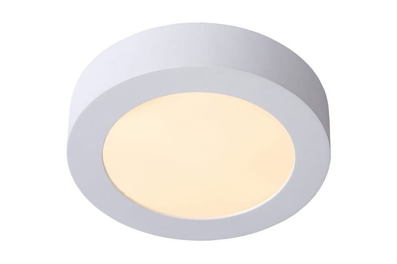 BRICE Taklampa Badrum 18 cm Rund LED Vit - Lucide - Badrumsbelysning - Badrumslampa tak