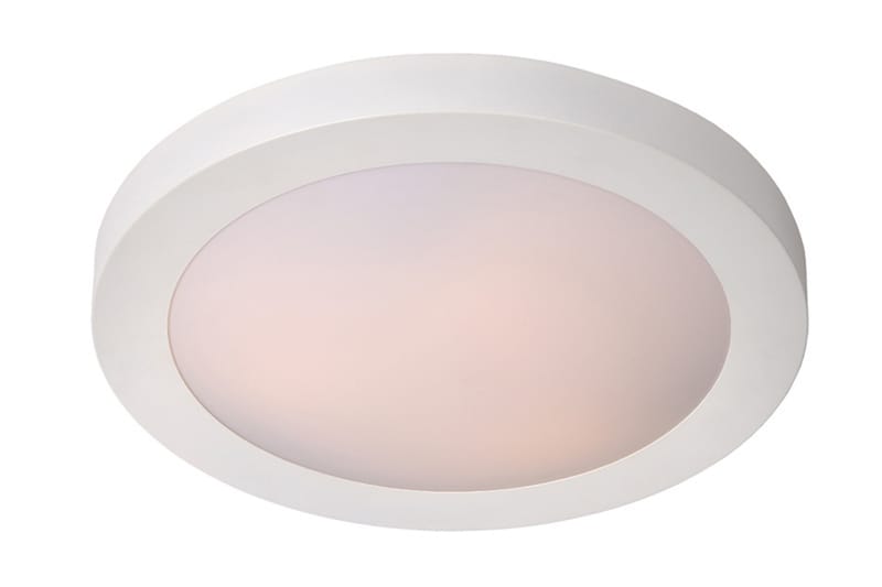 FRESH Taklampa Badrum 27 cm Rund Vit - Lucide - Badrumsbelysning - Badrumslampa tak