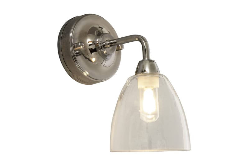 LAGO vägglampa bad, krom/klar - Aneta Lighting - Badrumsbelysning - Badrumslampa vägg