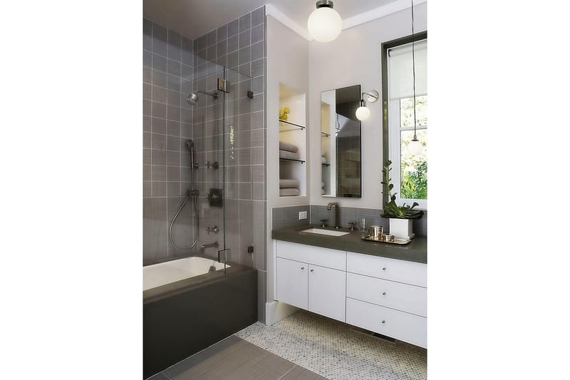 LIDO Pendellampa Vit/Krom - Aneta Lighting - Badrumsbelysning - Badrumslampa tak