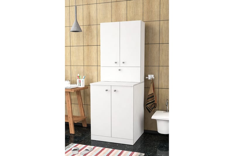 PALMIRA Badrumsskåp 70x90 cm Vit - Förvaring - Badrumsförvaring & tvättstuga inredning - Badrumsskåp
