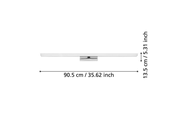 Spegelbelysning Eglo Tabiano-Z 905 mm - Vit/Krom - Belysning - Badrumsbelysning - Badrumslampa vägg