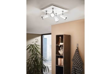 Spotlight Eglo Tamara 1 Kvadrat Vit, Krom - Vit/Krom - Belysning - Badrumsbelysning