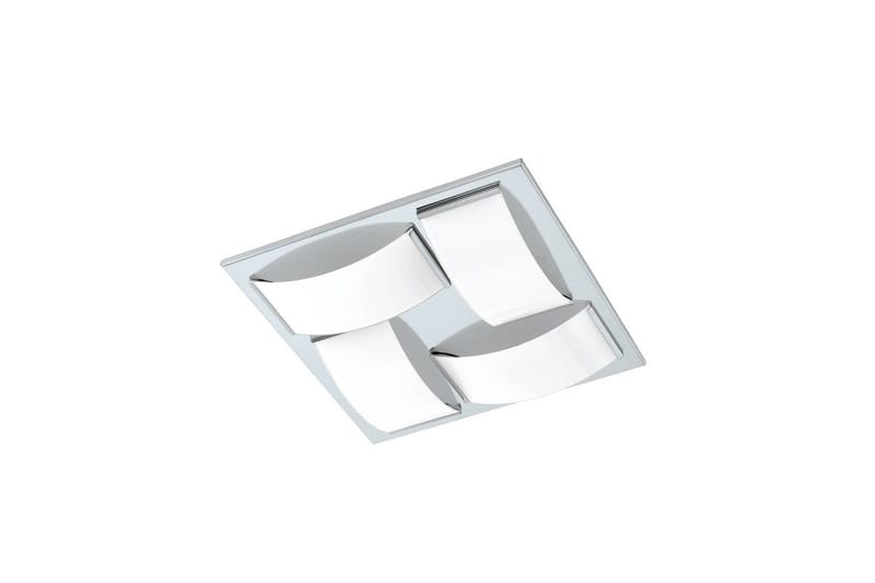 Vägg-/Taklampa Eglo Wasao 1, Vit/Krom