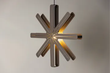 Säfsen Adventsstjärna / Jullampa 80 cm - Mocca - Belysning - Julbelysning