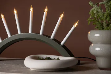 Kebnekaise Ljusstake - Grön - Belysning - Julbelysning