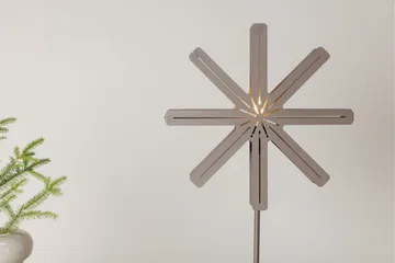 Säfsen Adventsstjärna / Jullampa 40 cm - Brun - Belysning - Julbelysning