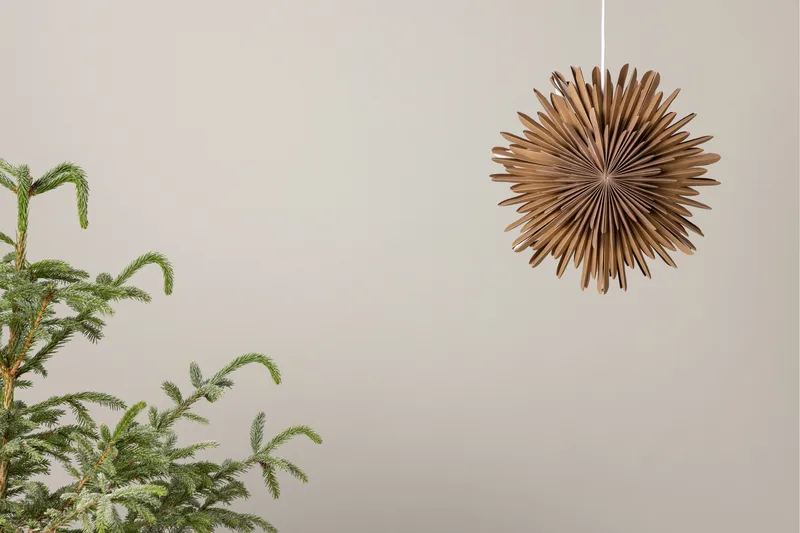 Sälen Adventsstjärna / Jullampa 35 cm - Brun - Belysning - Julbelysning - Adventsstjärna