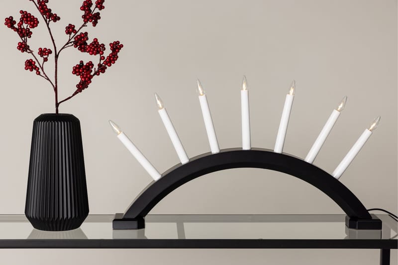 Kebnekaise Ljusstake - Svart - Belysning - Julbelysning