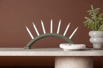 Kebnekaise Ljusstake - Grön - Belysning - Julbelysning