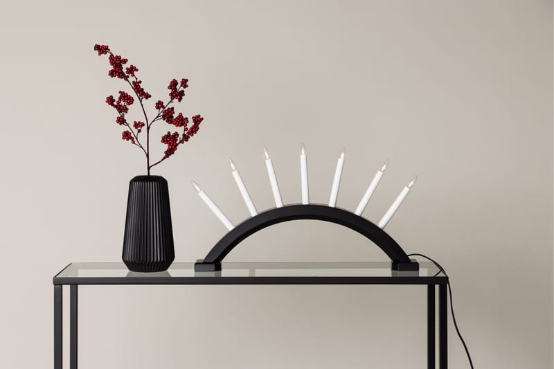 Kebnekaise Ljusstake - Svart - Belysning - Julbelysning