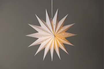 Lindvallen Adventsstjärna / Jullampa 51 cm - Vit - Belysning - Julbelysning