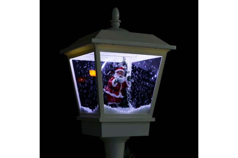 Gatlykta med jultomte 180 cm LED - Vit - Julbelysning - Julbelysning utomhus