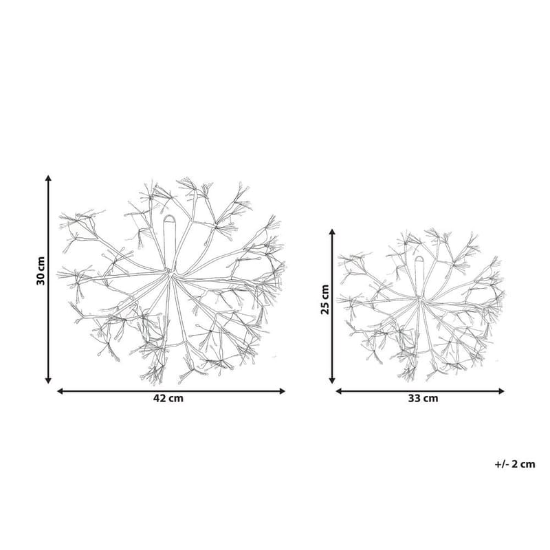 Hängande Juldekoration Racksta Set med 2 - Belysning - Julbelysning