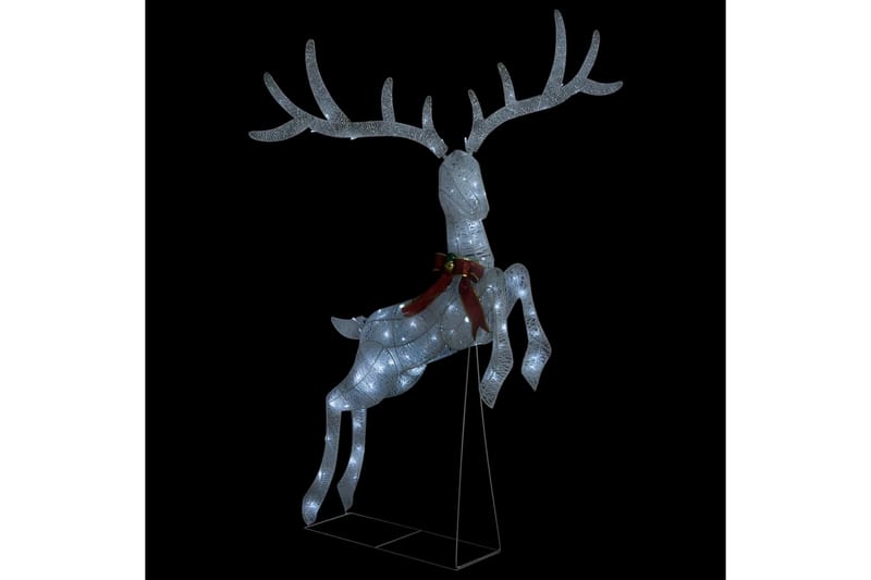 Juldekoration flygande ren 120 LED silver kallvit - Silver - Belysning - Julbelysning
