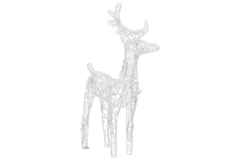 Juldekoration renar & släde 160 LED 130 cm akryl - Blå - Belysning - Julbelysning