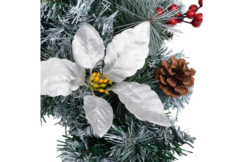 Julgirlang med LED-lampor grön 2,7 m PVC - Grön - Belysning - Julbelysning