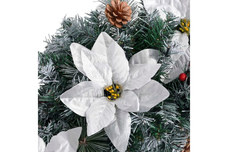 Julgirlang med LED-lampor grön 2,7 m PVC - Grön - Belysning - Julbelysning