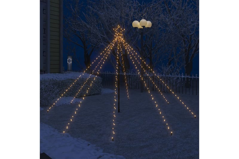 Julgran LED inomhus/utomhus 400 lysdioder 2,5 m - Vit - Julbelysning - Julbelysning utomhus
