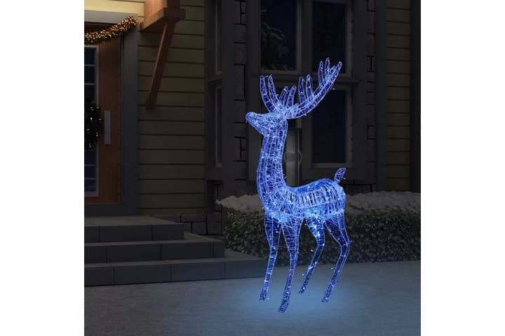 Julren akryl 250 LED 180 cm blå - Blå - Julbelysning - Julbelysning utomhus