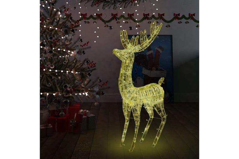 Julren akryl 250 LED 180 cm varmvit - Vit - Julbelysning - Julbelysning utomhus