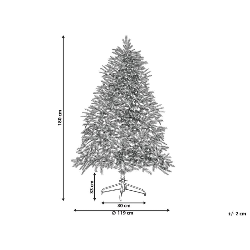 Konstgjord Julgran Fiddle - 119x119x180 cm - Inredning & dekor - Julpynt & helgdekoration - Julpynt & juldekoration - Plastgran