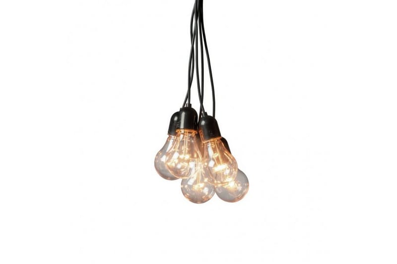 Konstsmide Istappsslinga 20 lampor LED Svart - Julbelysning - Balkongbelysning - Ljusslinga