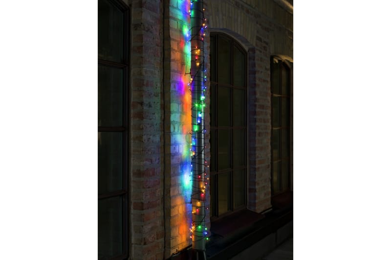 Konstsmide Slinga 120 färgade LED Svart - Konstsmide - Julbelysning - Ljusslinga - Balkongbelysning