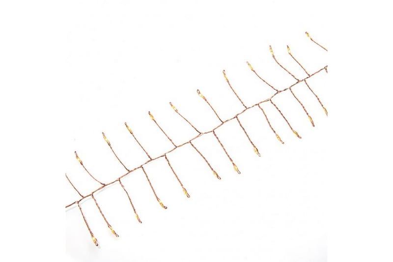 Konstsmide Slinga microcluster amber LED Koppar - Konstsmide - Julbelysning - Ljusslinga - Balkongbelysning