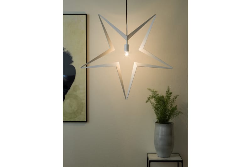 Konstsmide Stjärna vit hängande 80cm Vit - Konstsmide - Julbelysning - Adventsstjärna