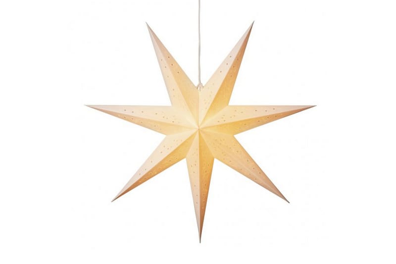 Konstsmide Pappersstjärna vit 78 cm - Julbelysning - Adventsstjärna