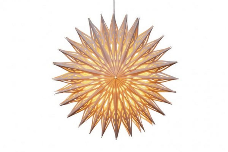 Konstsmide Pappersstjärna vit 60cm Blomma - Julbelysning - Adventsstjärna