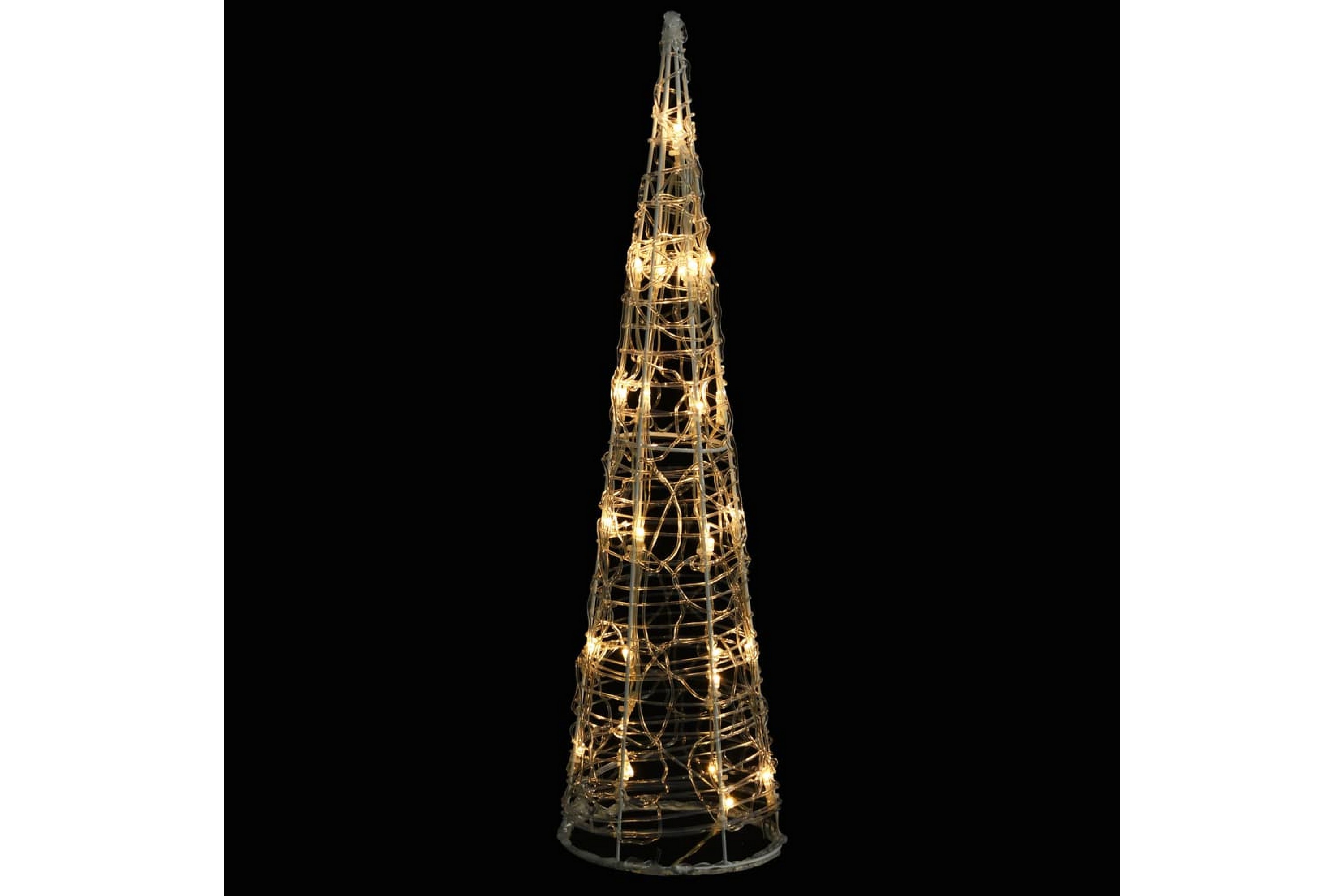 Ljuskon LED pyramid akryl varmvit 60 cm – Vit