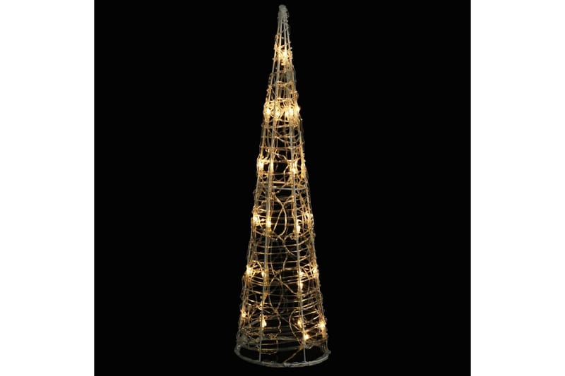 Ljuskon LED pyramid akryl varmvit 60 cm - Vit - Julbelysning - Julbelysning utomhus