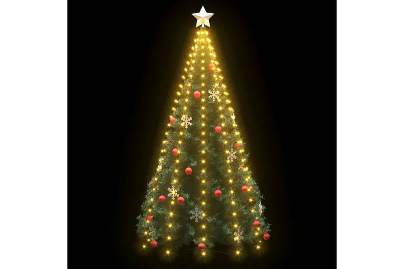 Ljusnät för julgran 250 LED 250 cm - Grön - Julbelysning - Julgransbelysning