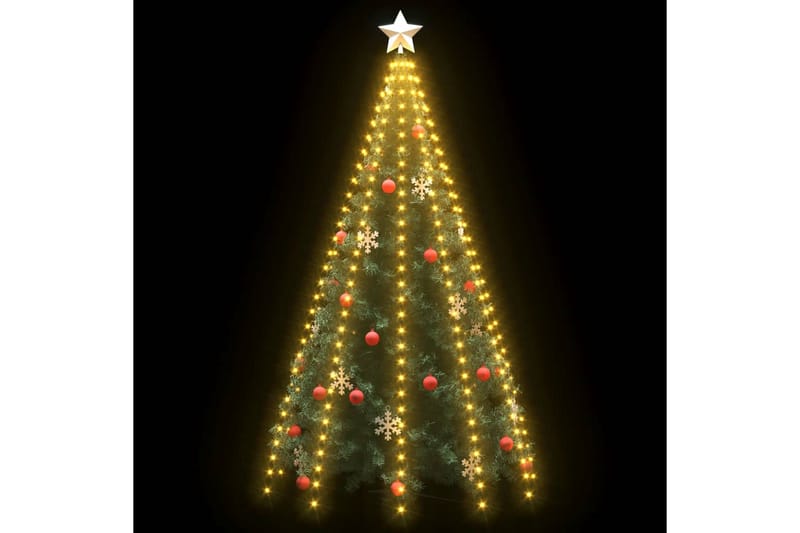 Ljusnät för julgran 300 LED 300 cm - Grön - Belysning - Julbelysning