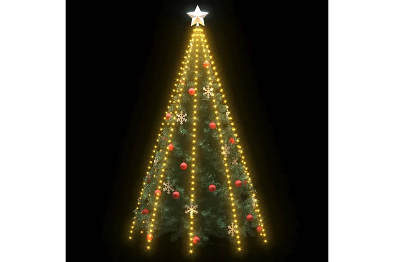 Ljusnät för julgran 400 LED 400 cm - Grön - Julbelysning - Julgransbelysning