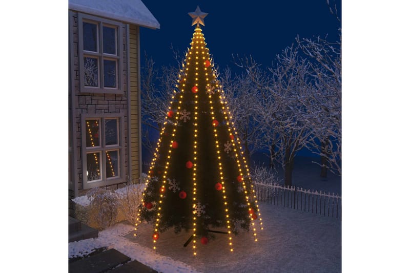 Ljusnät för julgran 500 LED 500 cm - Grön - Julbelysning - Julgransbelysning