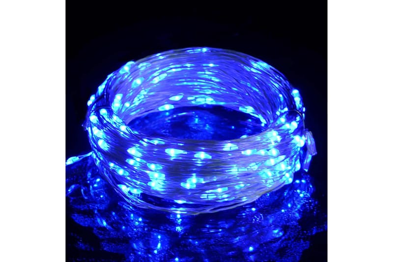Ljusslinga med 150 LED blå 15 m - Blå - Julbelysning - Ljusslinga - Balkongbelysning