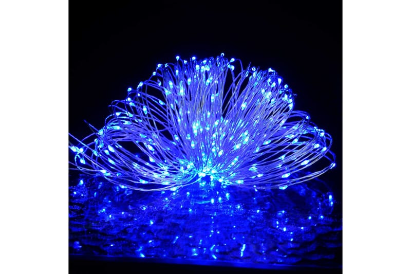 Ljusslinga med 150 LED blå 15 m - Blå - Julbelysning - Ljusslinga - Balkongbelysning